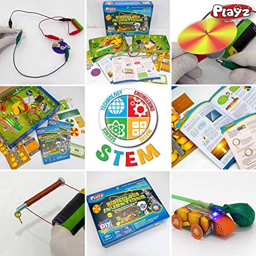 Ridiculous Inventions Science Kit for Kids - Energy, Electricity & Magnetic  Experiments Set