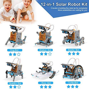 Solar Robot Kit 12-in-1 Educational Science Kit