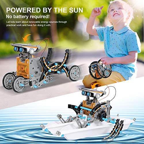 Solar Robot Kit 12-in-1 Educational Science Kit – Tesla Science Center ...
