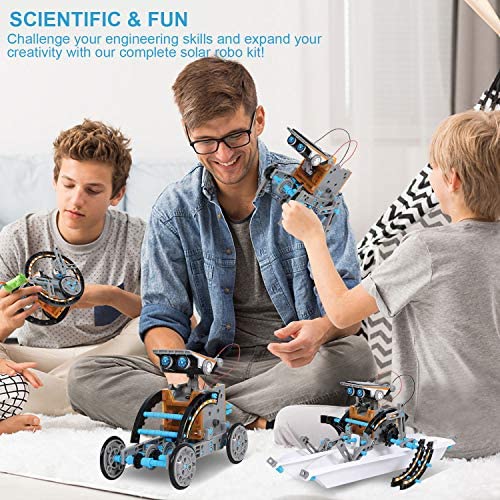 Solar Robot Kit 12-in-1 Educational Science Kit – Tesla Science Center ...