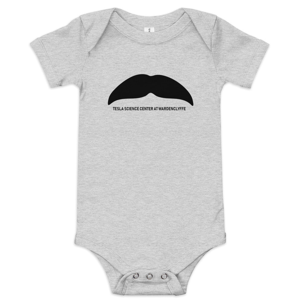 Tesla Mustache Baby short sleeve one piece – Tesla Science Center at ...