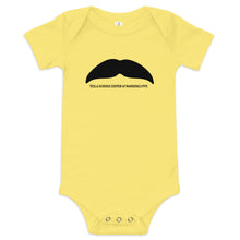Tesla Mustache Baby short sleeve one piece