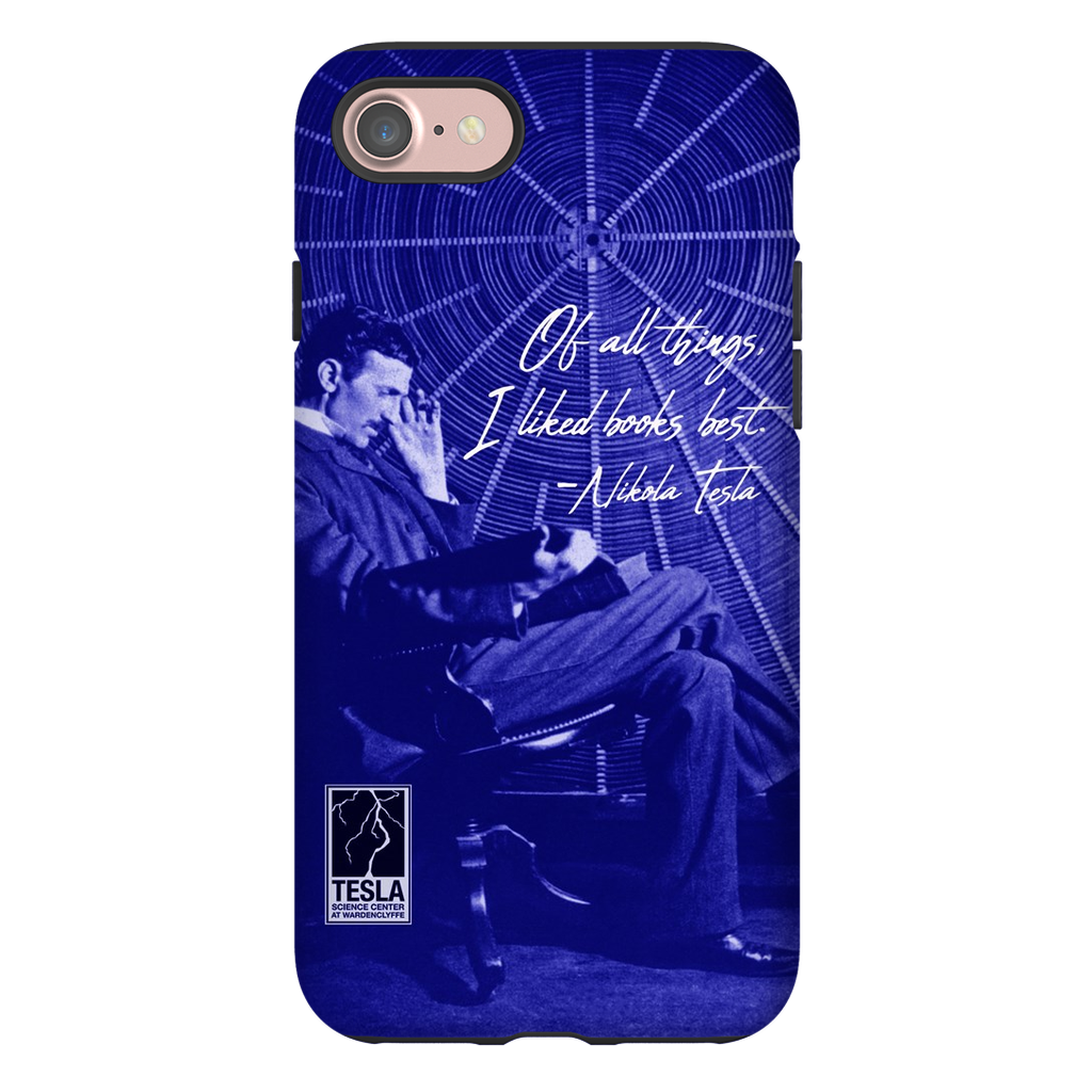 Nikola Tesla Reading Phone Case Nikola Tesla Reading Phone Case