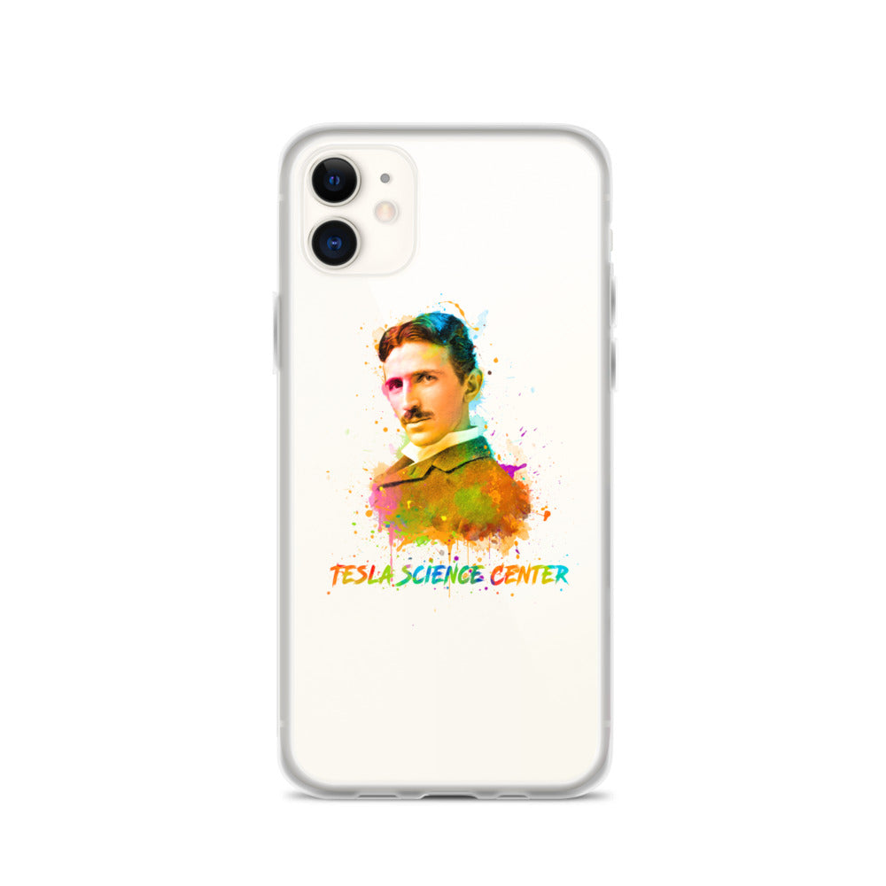 Watercolor Tesla iPhone Case