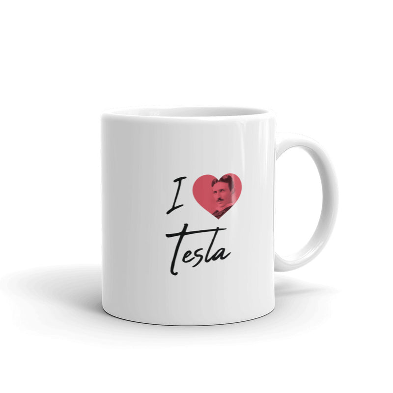 Nikola Tesla Dotted Design' Travel Mug
