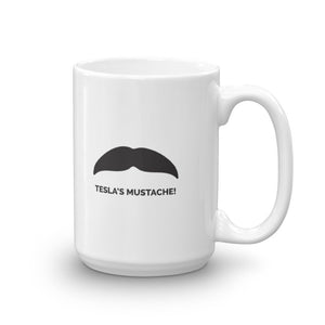 Nikola Tesla Mustache Mug