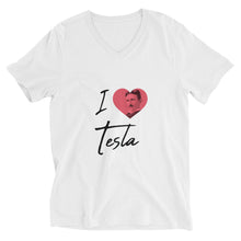 I Love Nikola Tesla V-Neck T-Shirt