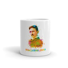 Watercolor Tesla Glossy Mug